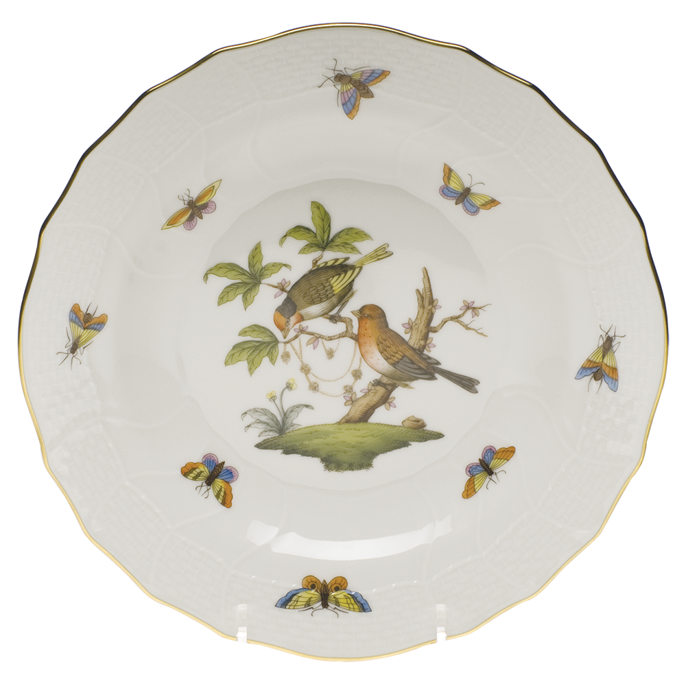Rothschild Bird Dessert Plate - Motif 10 8.25"d