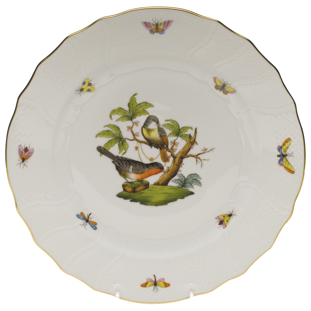 Rothschild Bird Dinner Plate - Motif 02 10.5"d