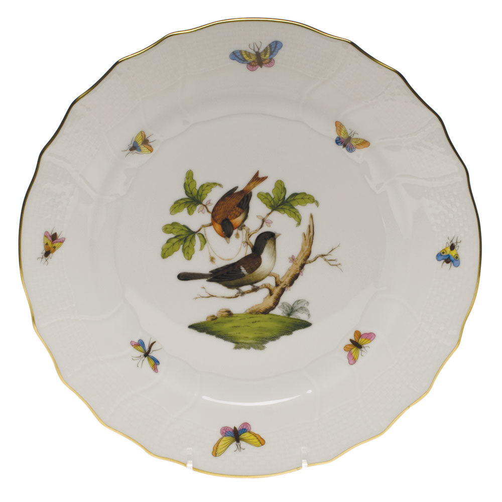 Herend Rothschild Bird Dinner Plate - Motif 04 10.5"d