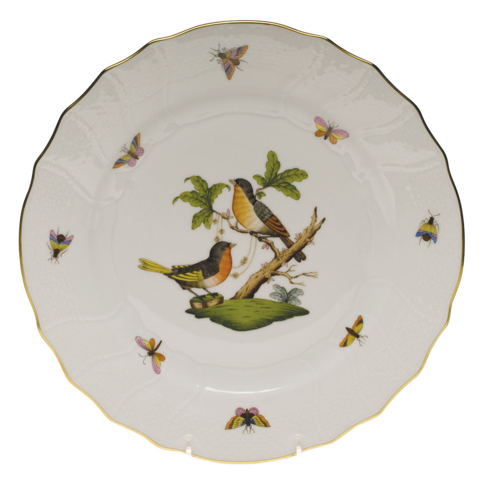 Herend Rothschild Bird Dinner Plate - Motif 08 10.5"d