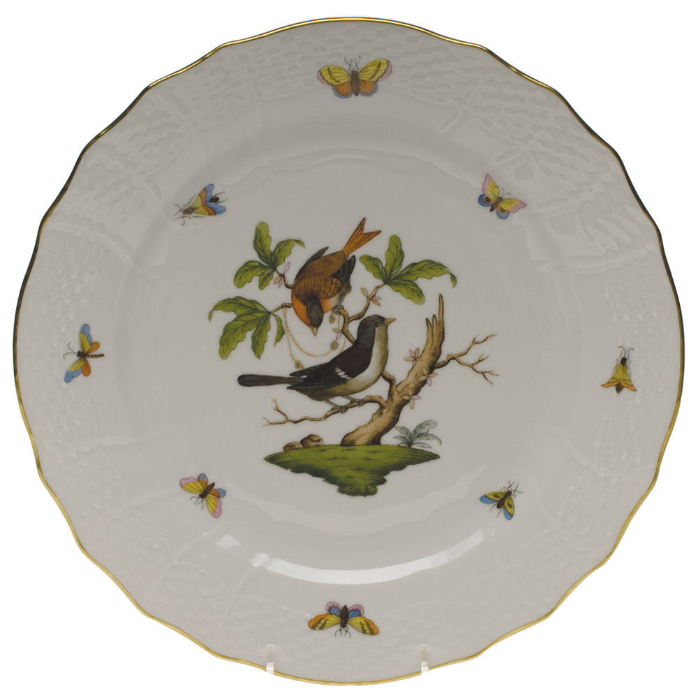 Rothschild Bird Service Plate - Motif 04 11"d