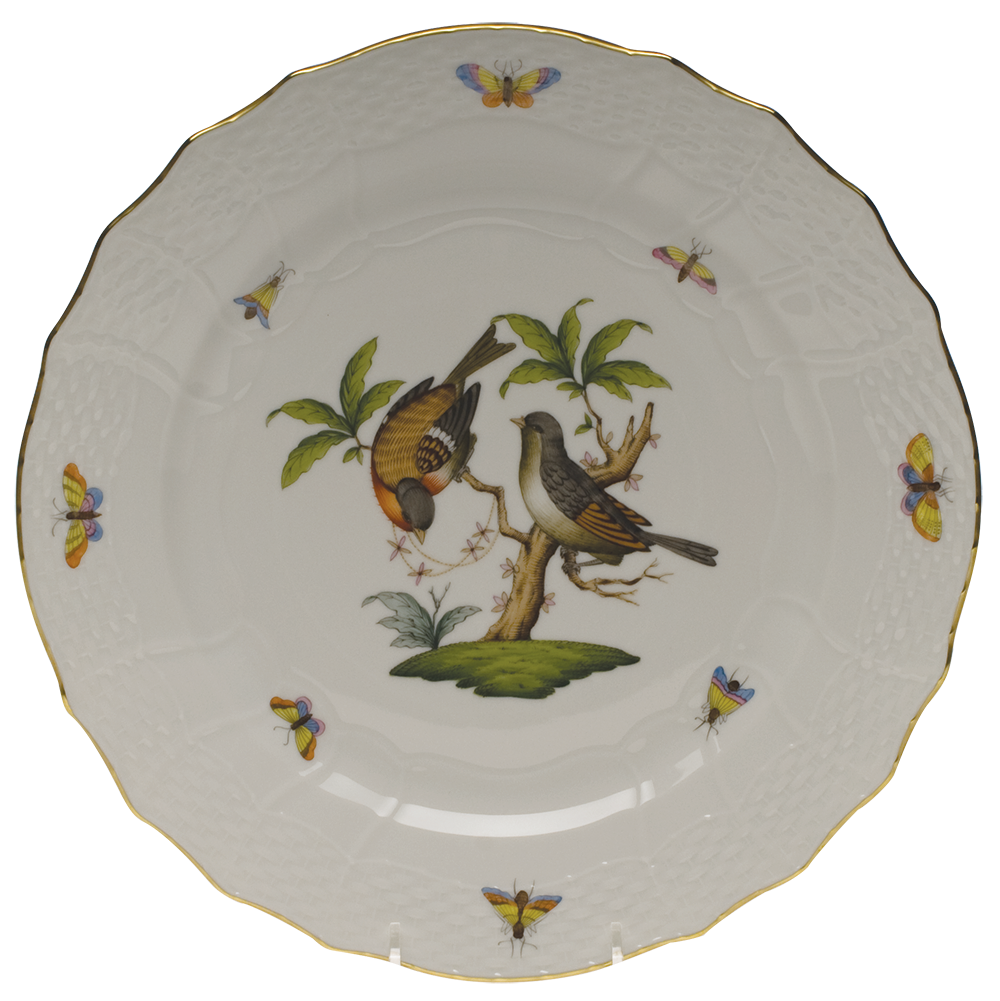 Rothschild Bird Service Plate - Motif 12 11"d