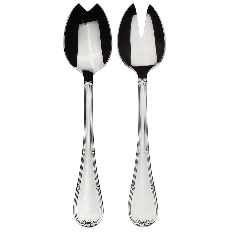 Raffaello 2 piece Salad Serving Set by Mepra
