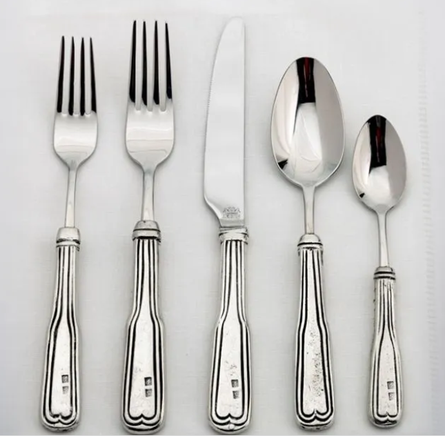 Regent Pewter 5 piece place setting