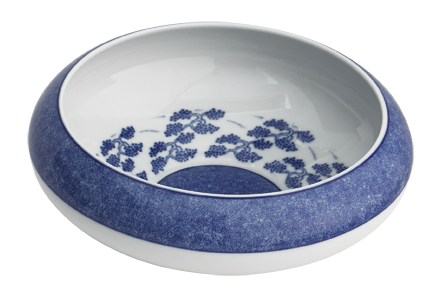 Mottahedeh Blue Shòu Serving Bowl - Sm.