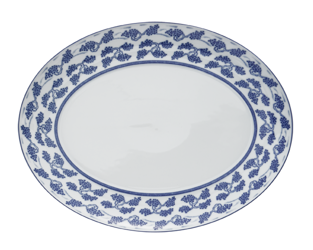 Mottahedeh Blue Shòu Platter - Lg.