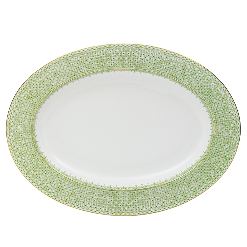 Mottahedeh Apple Lace Oval Platter
