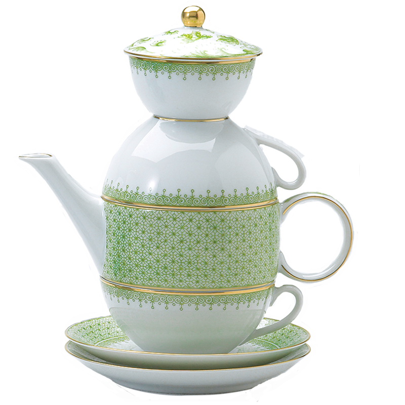 Mottahedeh Apple Lace Tea For Two