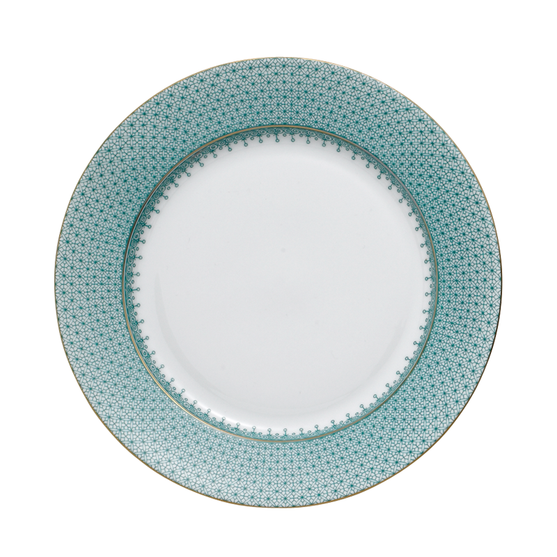 Mottahedeh Green Lace Dessert Plate