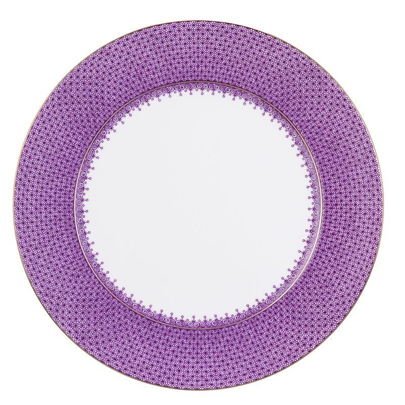 Mottahedeh Plum Lace Service Plate