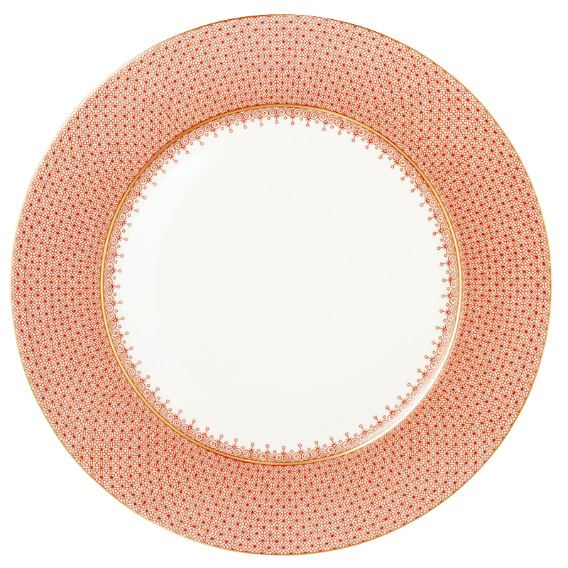 Mottahedeh Red Lace Service Plate