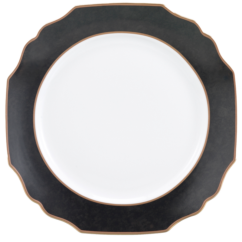 Mottahedeh Festival Black Service Plate
