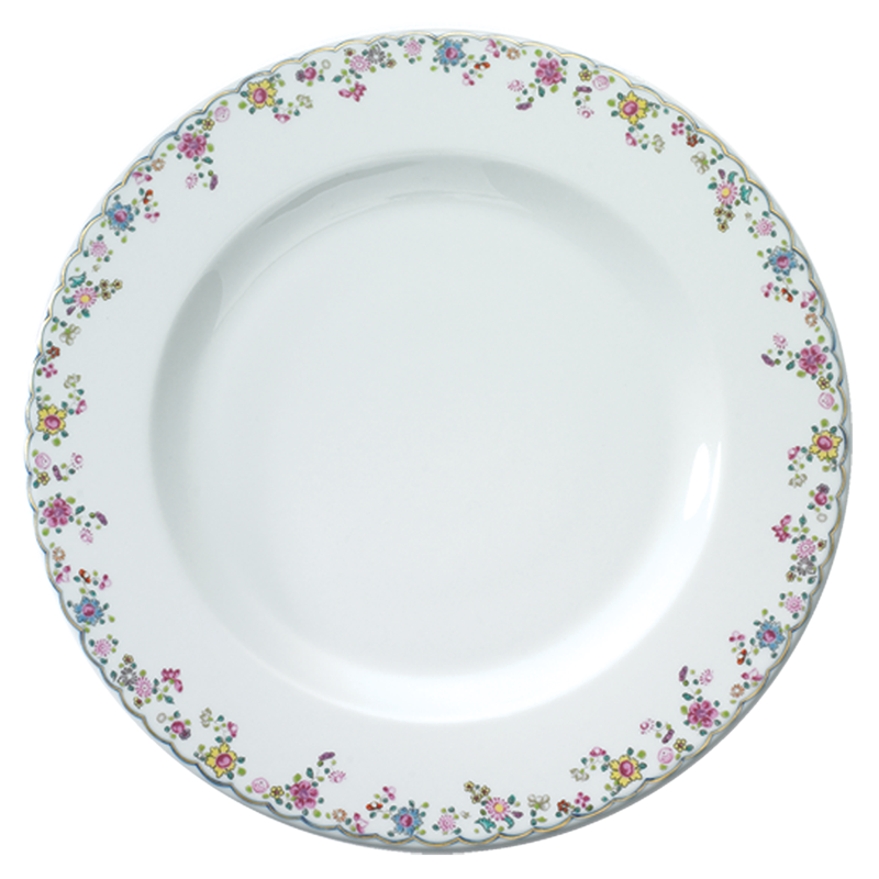 Mottahedeh Tobacco Leaf Service Plate