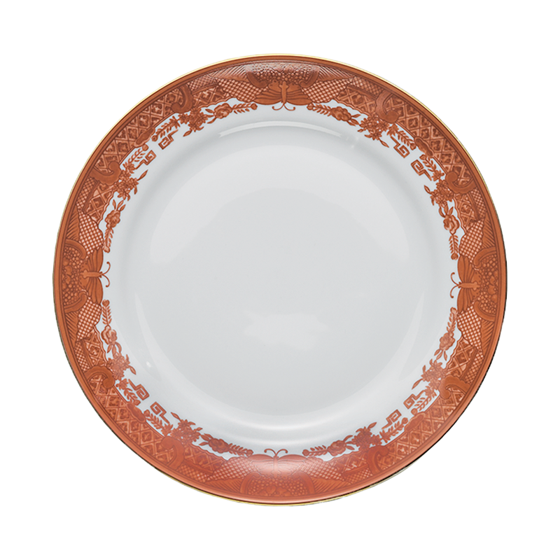 Mottahedeh Fitzhugh Cinnabar Dessert Plate