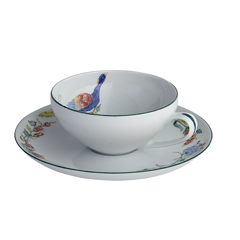 Mottahedeh Sylvanae Tea Cup & Saucer