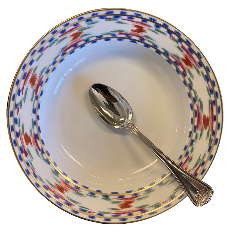 Mottahedeh Bargello Rim Soup Plate