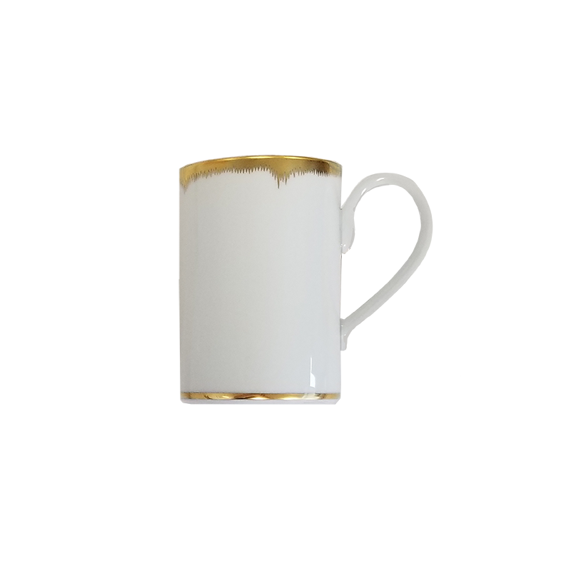 Mottahedeh Chelsea Feather Gold Mug