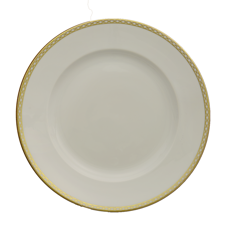 Mottahedeh Gold Lattice Dinner Plate