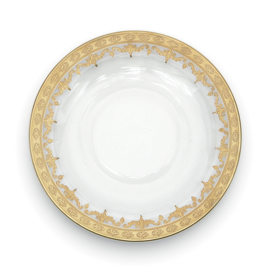 Arte Italica Vetro Gold Dinner Plate
