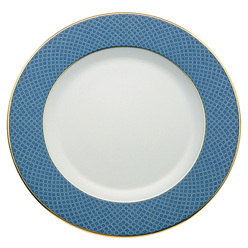 Mottahedeh Indigo Wave Service Plate