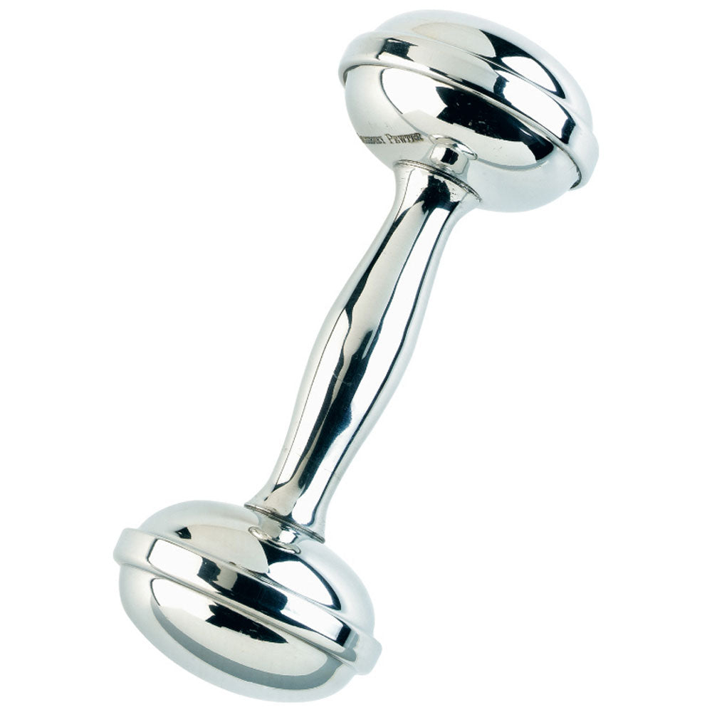 Salisbury Fine Pewter & Sterling - Dumbbell Rattle