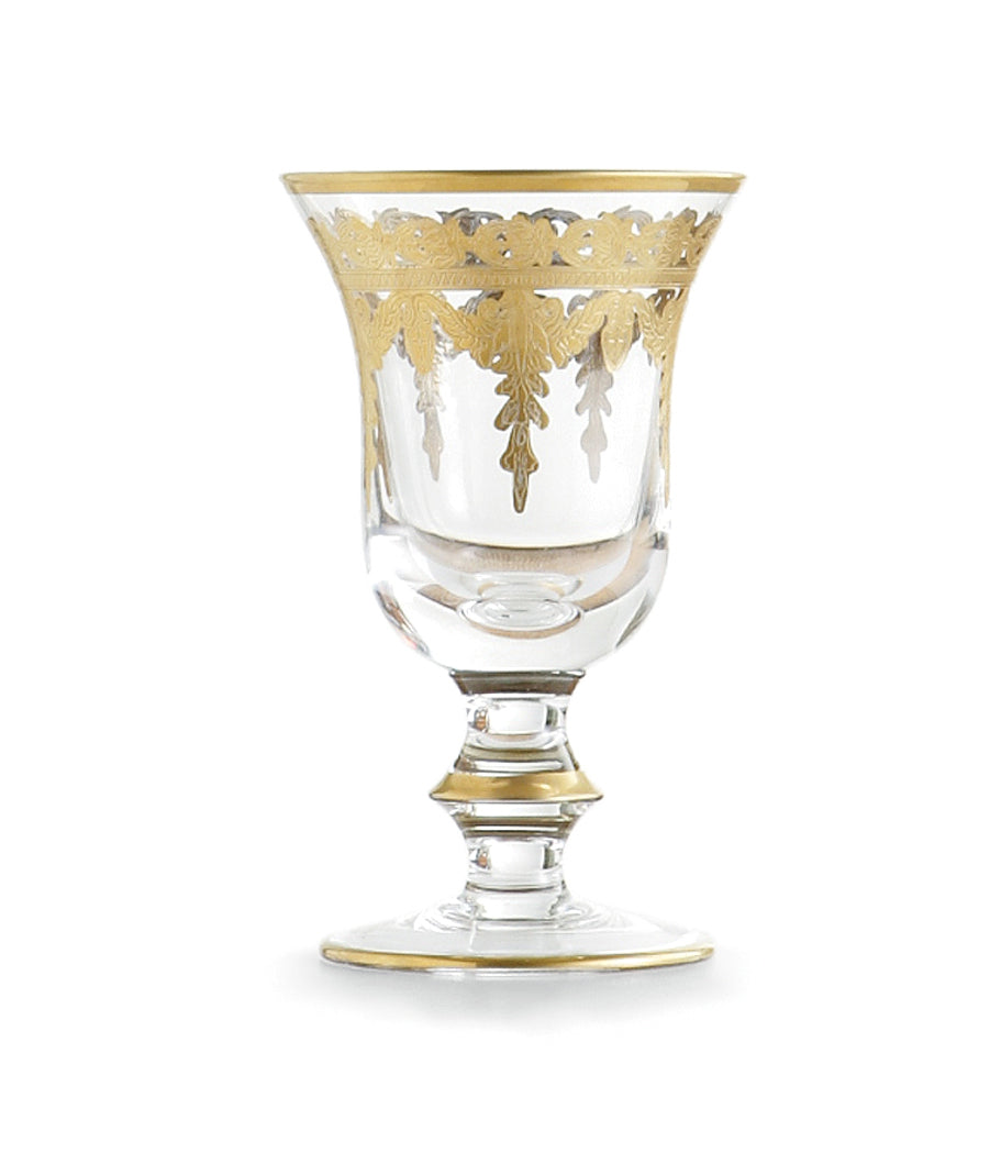 Arte Italica Vetro Gold Water/Wine Glass