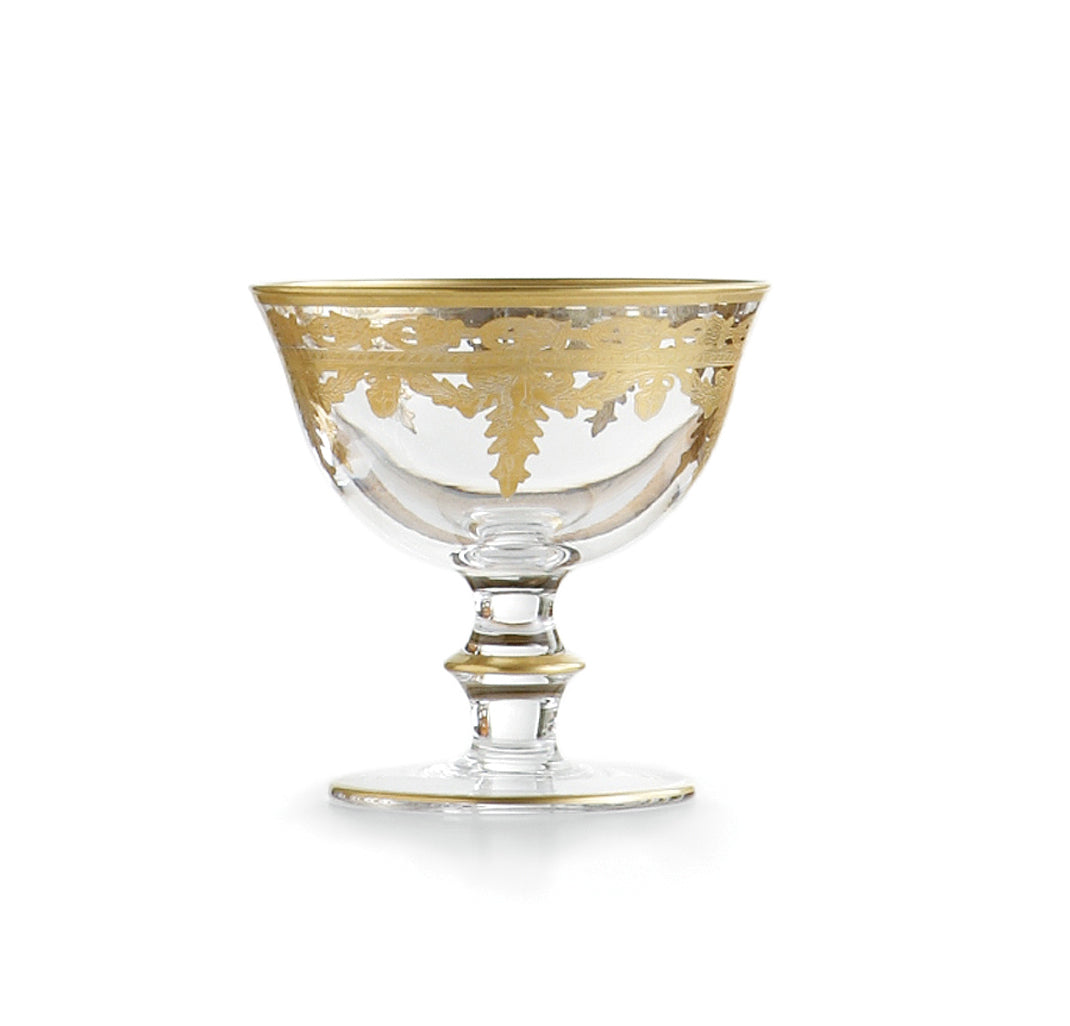 Arte Italica Vetro Gold Compote