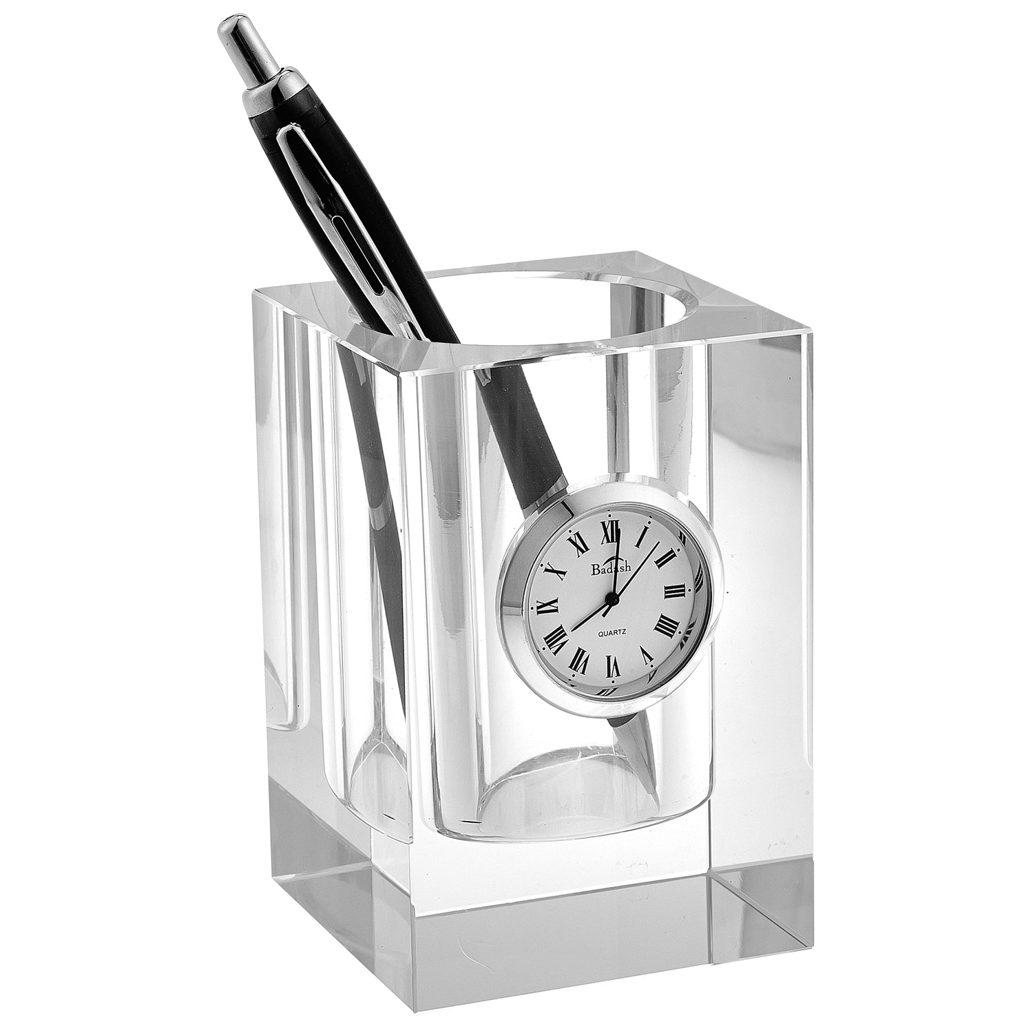 Pencilholder Clock H3.75" X W 2.75"