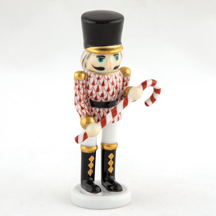 Small Nutcracker with Candy Cane
