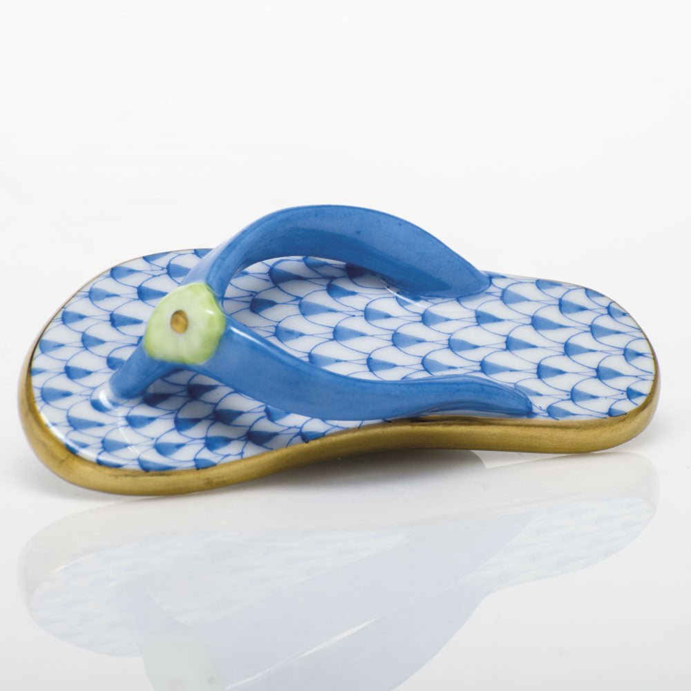 Herend Shaded Vhb Flip Flop 2.75"l X 0.5"h