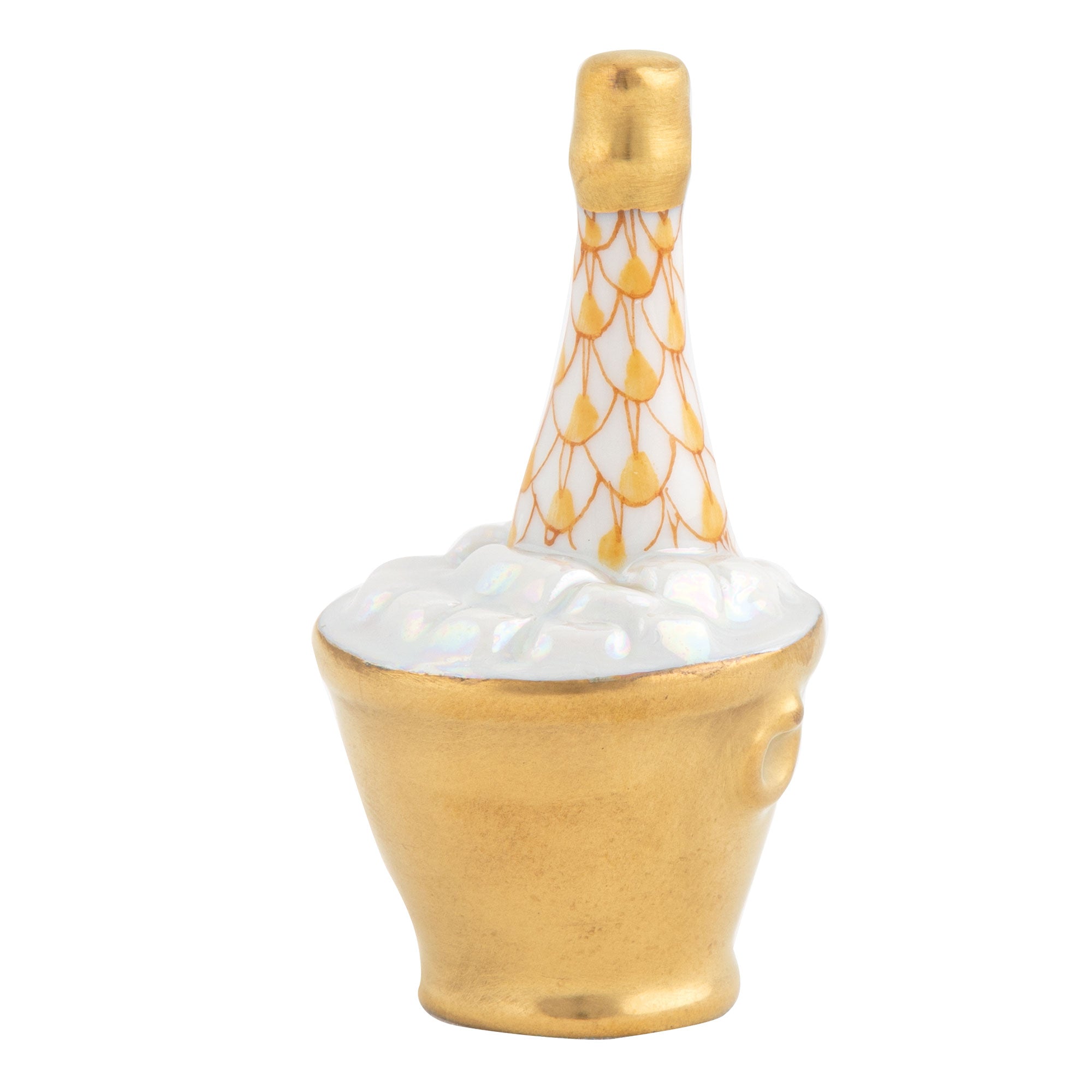 Herend Shaded Vhj Champagne Bucket 2"h X 1.25"d
