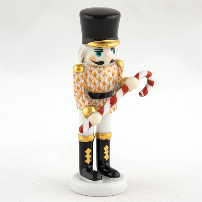 Small Nutcracker with Candy Cane