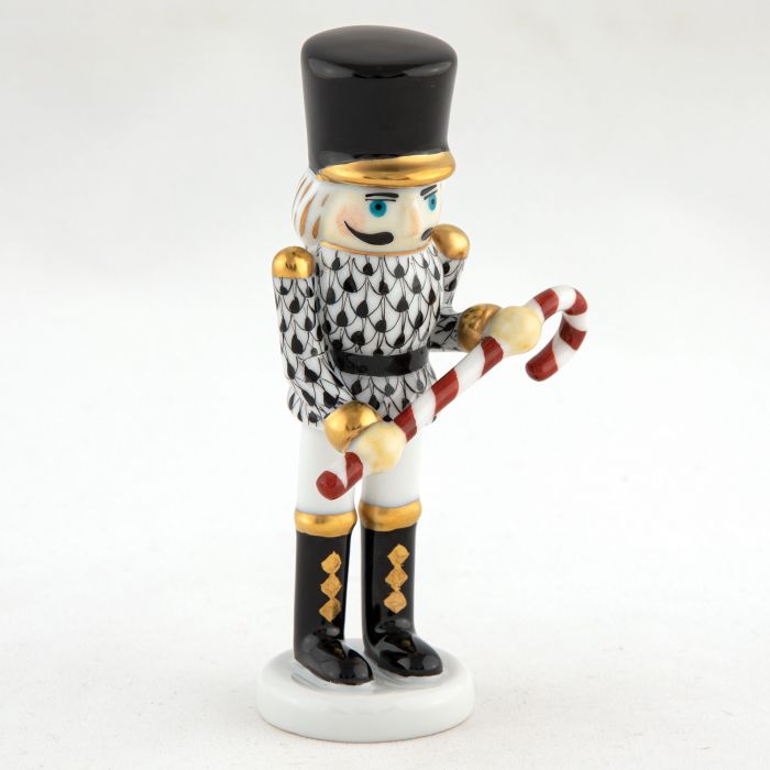 Small Nutcracker with Candy Cane