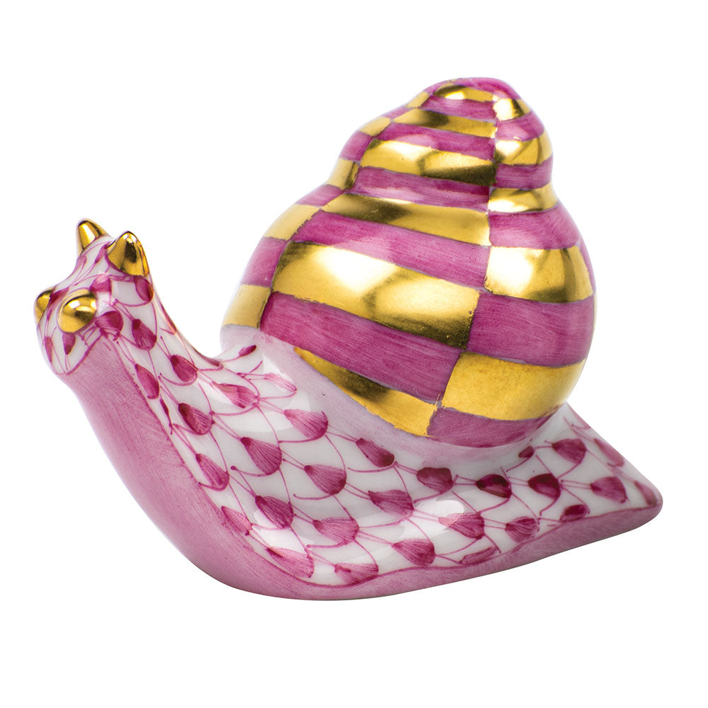 Herend Shaded Vhp Baby Snail 1.75"l X 1"w X 1.25"h