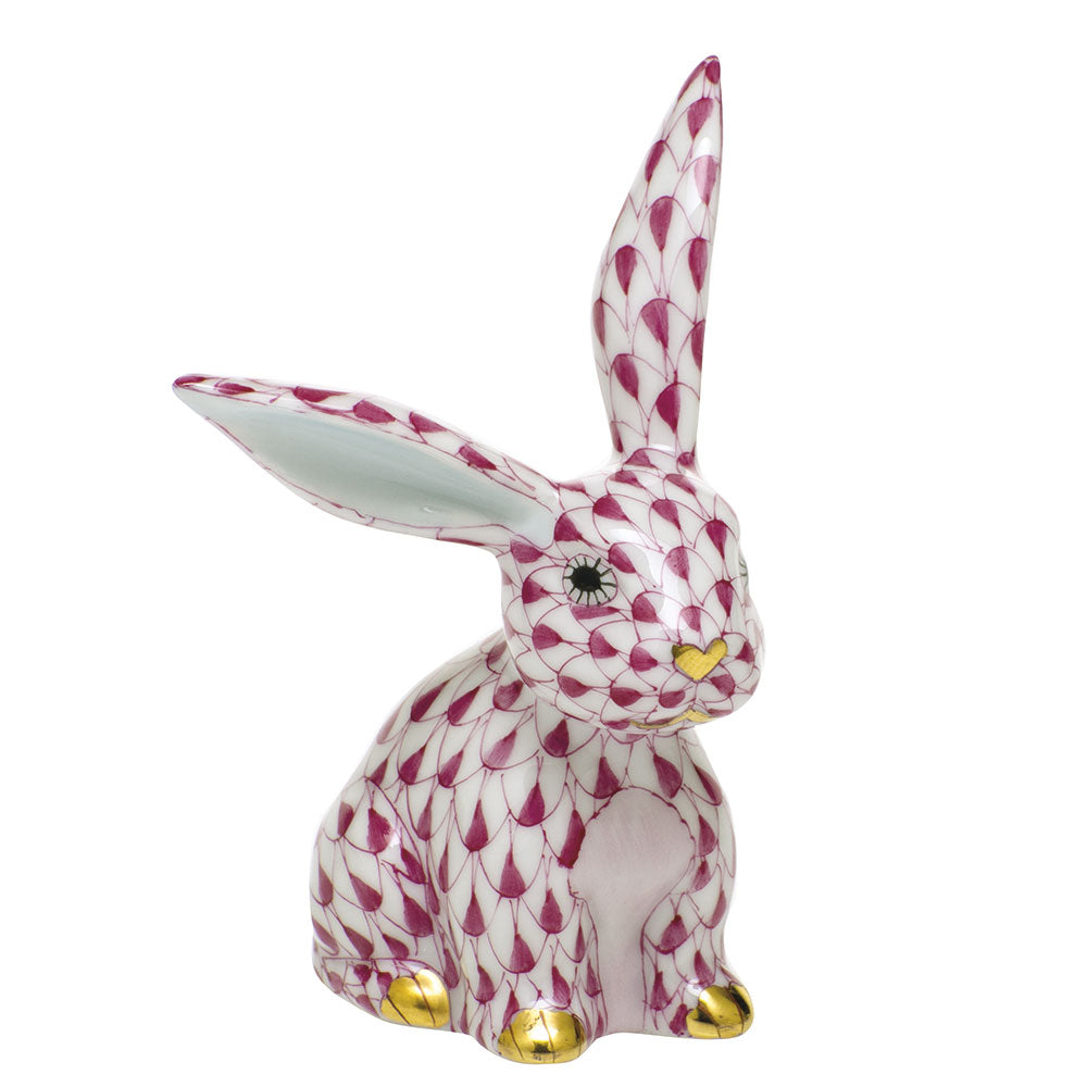 Herend Shaded Vhp Funny Bunny 2"l X 2.25"w X 3"h