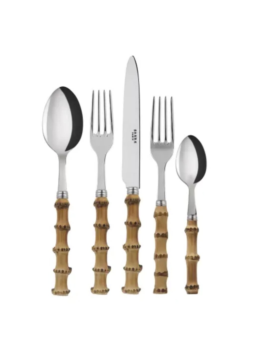 Panda Bamboo 5 piece place setting