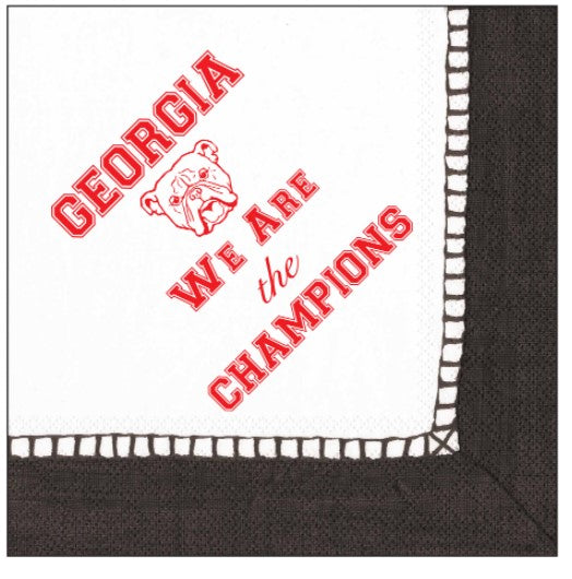 Georgia Champions Cocktail Napkins