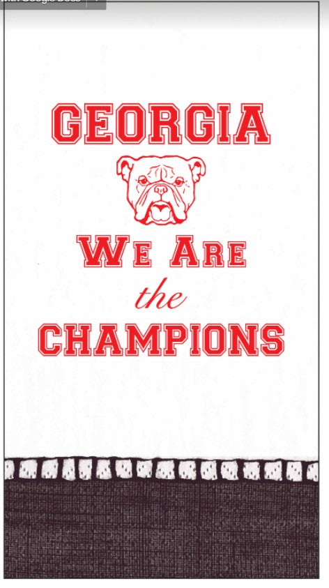 Georgia Champions Guest Towels