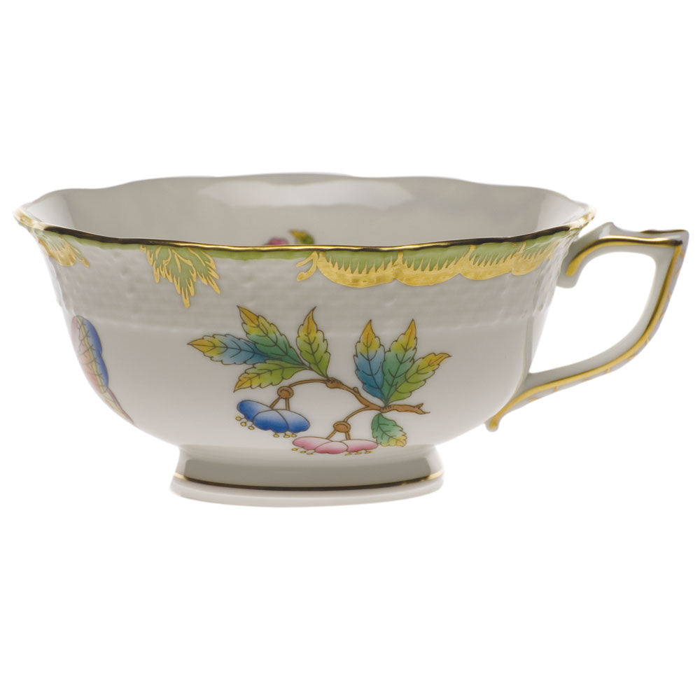 Herend Queen Victoria Tea Cup (8 Oz) - Green Border