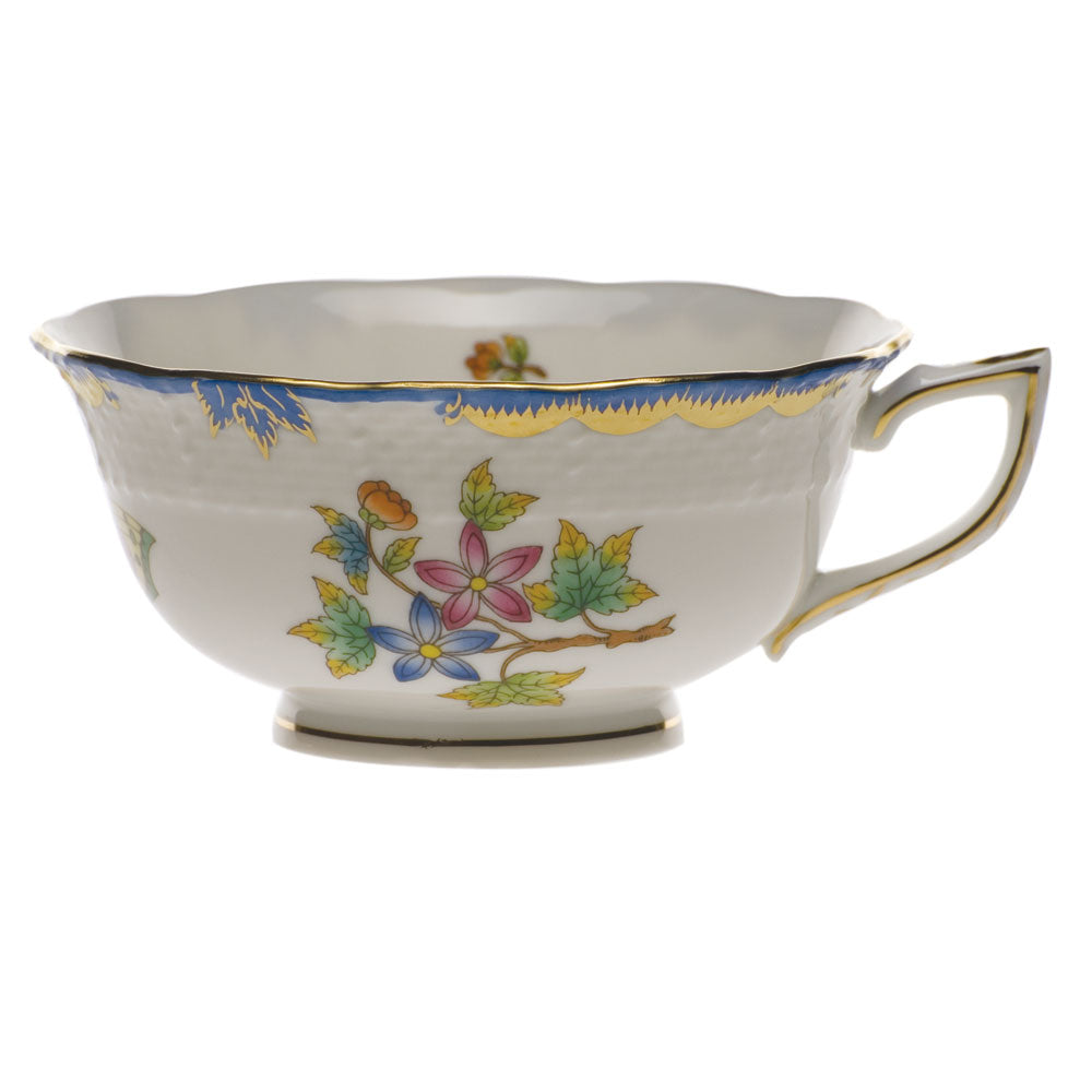 Herend Vbo Blue Border Tea Cup (8 Oz) - Blue Border