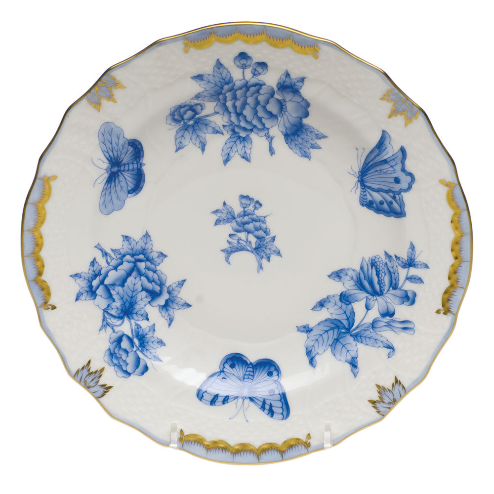 Herend Vbo Blue (fortuna Blue) Salad Plate 7.5"d