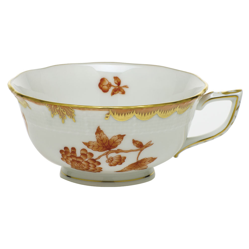Herend Vbo Rust (fortuna Rust) Tea Cup (8 Oz)