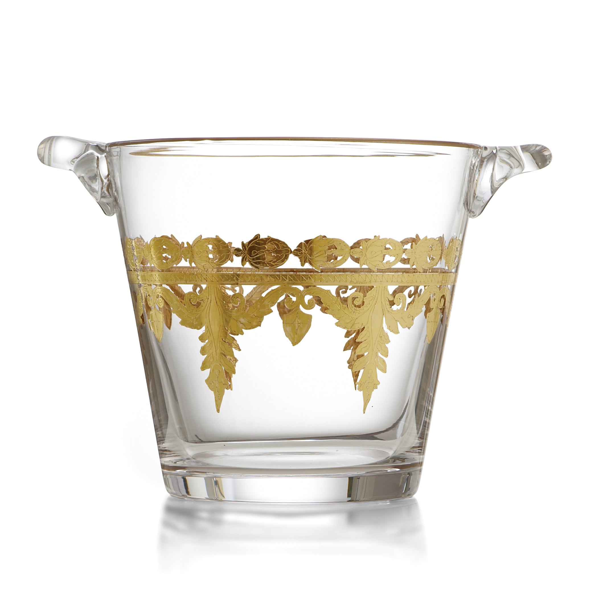 Arte Italica Vetro Gold Ice Bucket