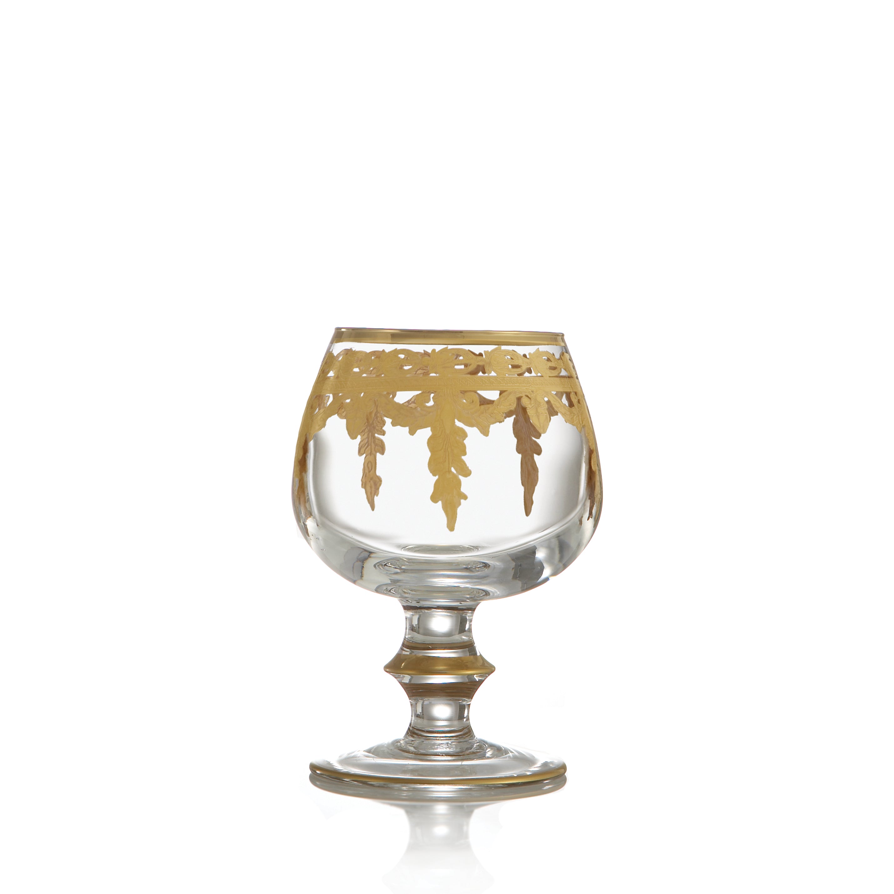 Arte Italica Vetro Gold Brandy Glass