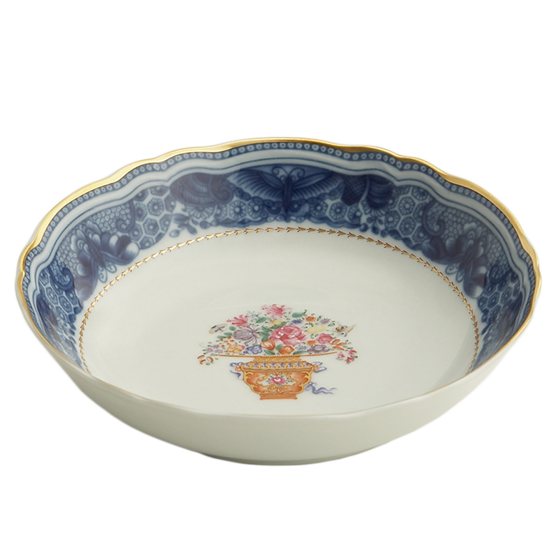 Mottahedeh Mandarin Bouquet Fruit Saucer