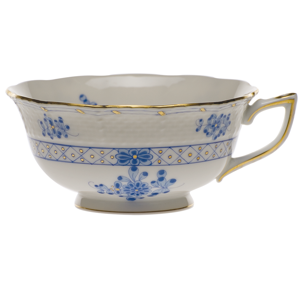Blue Garden Tea Cup