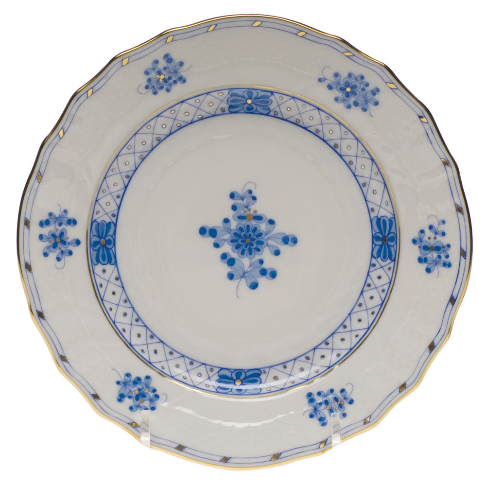 Herend Blue Garden Bread And Butter Plate 6"d