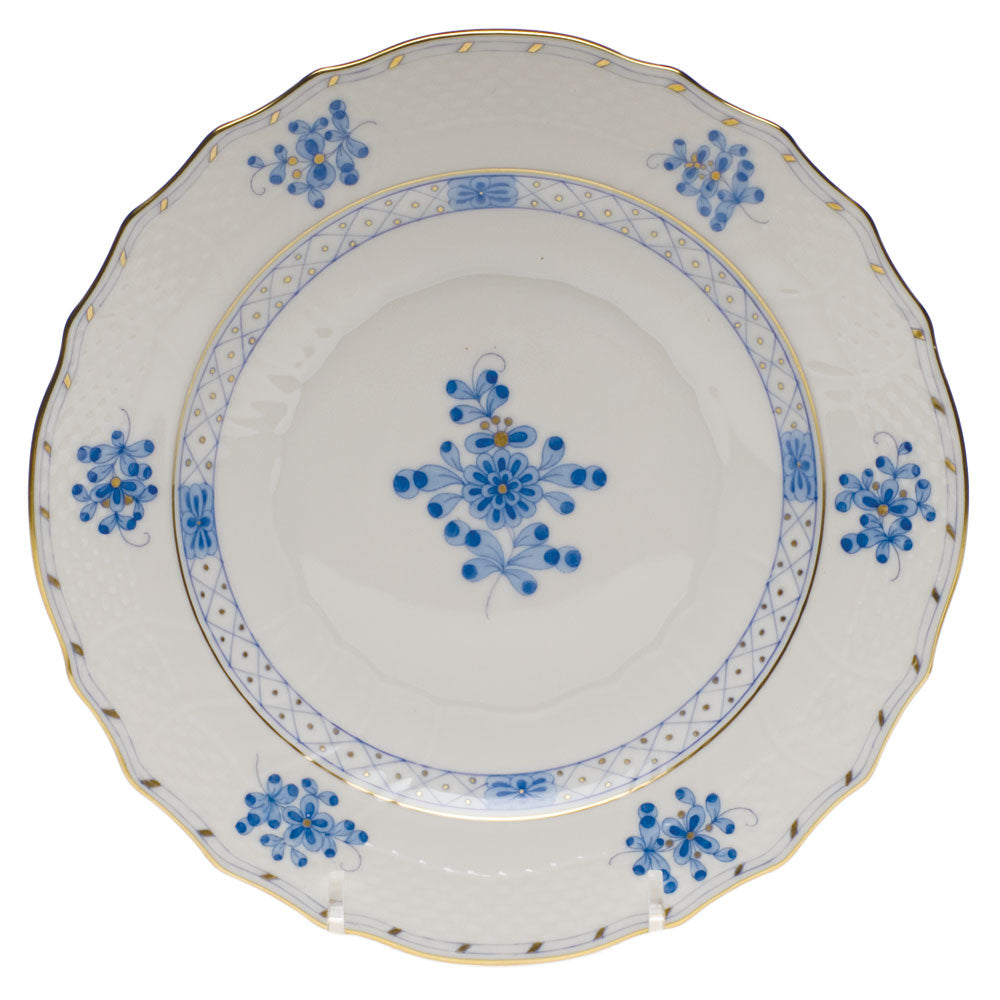 Herend Blue Garden Salad Plate 7.5"d