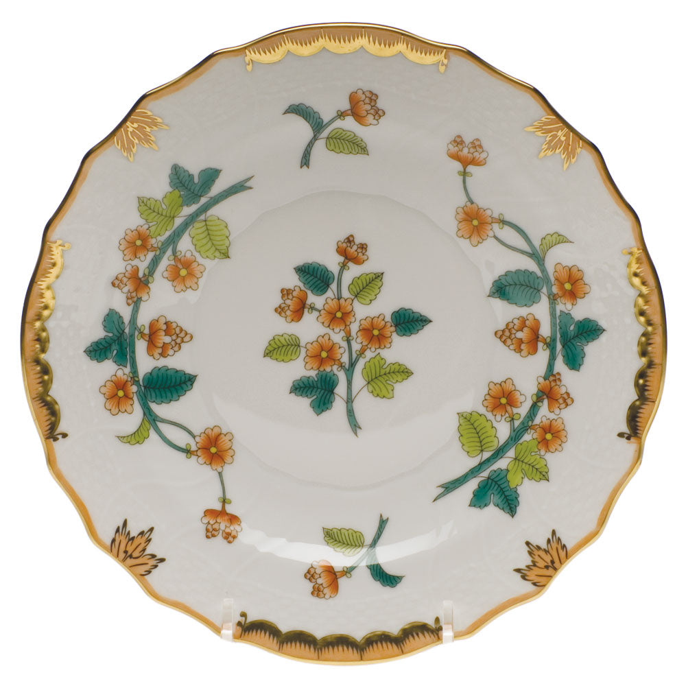 Herend Livia Rust Salad Plate 7.5"d