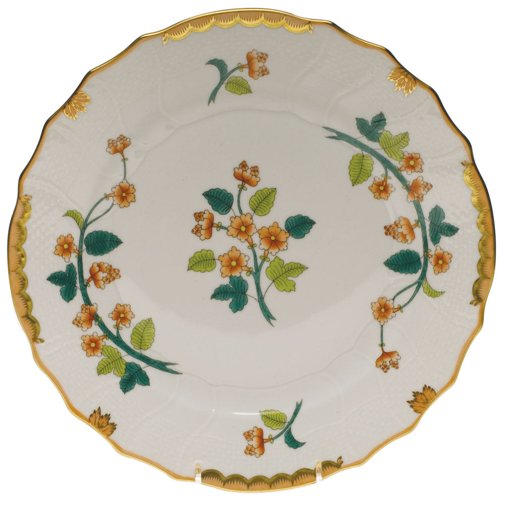 Herend Livia Rust Dinner Plate 10.5"d